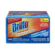 Armaly Brillo Estracell Non-Scratch Scrubber Sponge For Kitchen and Bath 4.5 in. L 3 pc 21035